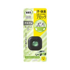 ST 雞仔牌 消臭力 DEOX 車用夾式芳香消臭劑 2ml, 草本+蘋果香, 1個
