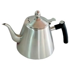 AOK 金莎壺 1.2L 不鏽鋼茶壺 銀色, 1個