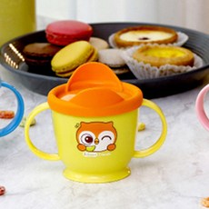 Edison 愛迪生 不鏽鋼學習杯 附杯蓋, 貓頭鷹, 1個