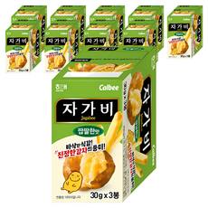 자가비 짭짤한 맛 3p, 90g, 10개