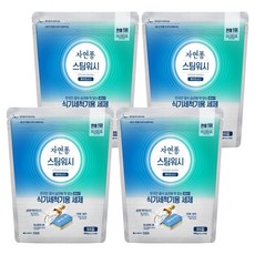 자연퐁 스팀워시 식기세척기용 세제 베이킹소다 55입, 550g, 4개