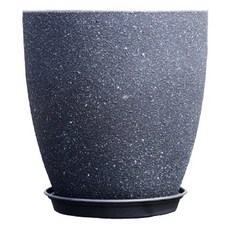 仿水泥盆, 10吋(26.5 x 24.5 x 14cm), 深灰色, 1個