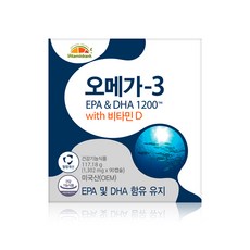 Vitamin bank EPA&DHA&Omega-3魚油膠囊, 90顆, 1個