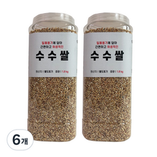 대한농산 통에담은 수수쌀, 1.8kg, 6개