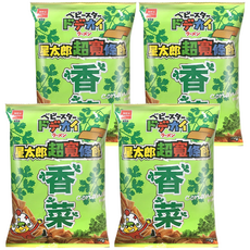 星太郎超寬條餅 香菜口味, 70g, 4包