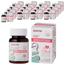 일양약품 닥터플러스 엽산 600 앤 비타민D600IU, 18개