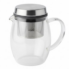 優得 鴻運泡茶壺, 600ml, 茶水分離, 耐熱玻璃, G-4049, 1個