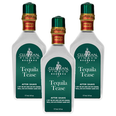 CLUBMAN PINAUD 古龍鬍後收斂水 挑逗龍舌蘭 珍藏版 清爽青檸和檸檬香與天竺葵、香草、麝香和苦杏仁香調, 177ml, 3瓶