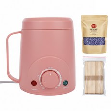 雲朵粉熱蠟機 + 洋甘菊蠟豆 500g + 大木棒, 1組