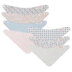 嬰兒可愛花漾圍兜兜 7入組