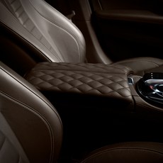 AIMBAN 對開式汽車中央扶手墊組, 堅果棕色, 1套