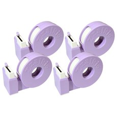 ZzalRio 兒童安全便攜式膠帶座, 4個, 薰衣草紫