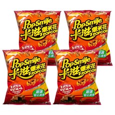 Pop-Smile 卡滋 爆米花 美式焦糖牛奶風味, 50g, 4包