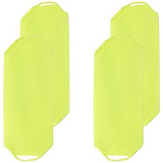 竹纖維搓澡巾, 酸橙, 1入, 4個