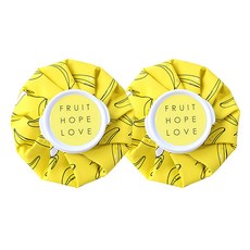 Starium 迷你冷熱敷冰袋 黃色, 2個