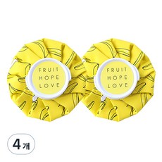 Starium 迷你冷熱敷冰袋 黃色, 4個