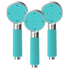 CEBIEN Punch彩色手持蓮蓬頭, 3個, 薄荷綠