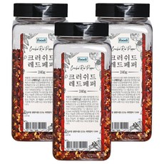 foodi 크러쉬드 레드페퍼, 240g, 3개