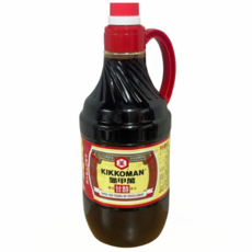 KIKKOMAN 龜甲萬 甘醇醬油 非基因改造大豆釀造, 1.6L, 1瓶