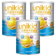 unikid 佑爾康 新生代CBP優質營養配方, 1.6kg, 3罐