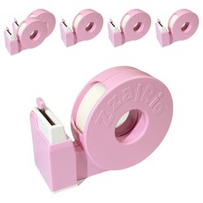 ZzalRio 兒童安全便攜式膠帶座, 6個, 蜜桃粉