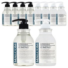 MALCOM 瑪律科姆 白麝香洗髮精 520ml+潤髮乳 520ml, 5組