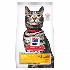Hill's 希爾思 SCIENCE DIET 成貓用 泌尿道毛球控制特調食譜 乾飼料 含豐富纖維 有助於貓咪毛髮亮麗 守護眼睛與心臟健康, 雞肉, 7.03kg, 1袋