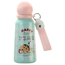 MTuTU 萌兔兔 蠟筆小新 316泡泡便攜保溫瓶, 粉色, 1個, 360ml