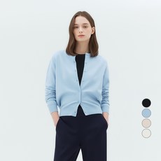 Mind Bridge 女士基本款圓領開襟衫 MYCD02C2