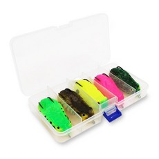 SAPA 雷魚路亞釣青蛙5入組, 1套