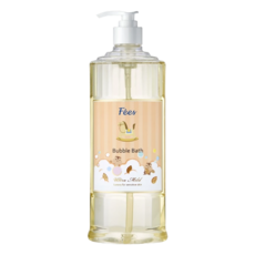 Fees BEBE 嬰兒柔護泡泡露 蜜桃香, 600ml, 1瓶