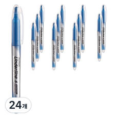 munhwA UNDERLINE S 螢光筆, 藍色, 24個