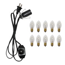 ROSE GEM 瑰麗寶 調光電線材料包 2w燈泡材料 10顆, 電線+燈泡, 1組