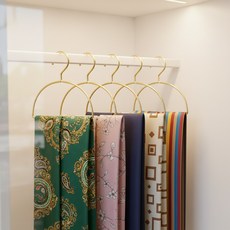 마샤투 메탈 스카프 걸이, 골드, 10개