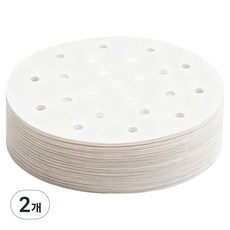 casa life 紙製圓形蒸籠墊, 2個, 100入