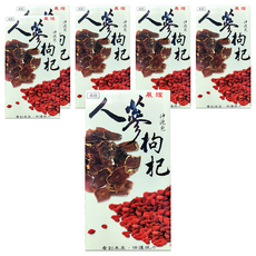 展瑄 人蔘枸杞茶 純天然植物成分 沖泡包, 4.5g, 30包, 6盒