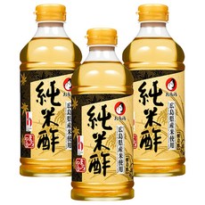OTafUKU 純米米醋, 3個, 500ml