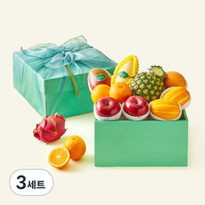 온브릭스 과일 8종 선물세트 사파이어 2호 4.94kg 고급보자기 포함, 3세트