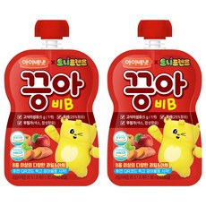 韓國 ivenet 蔬果泥B 水梨百香風味 12個月以上, 80g, 2包
