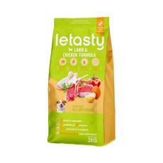 letasty 鮮樂嚐 全齡犬羊肉低敏關節保健配方飼料, 維護骨骼/關節, 2kg, 1袋