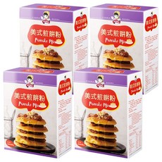 SIGNWIN 三得冠 美式煎餅粉，口感蓬鬆柔軟，甜鹹搭配皆宜, 600g, 4盒