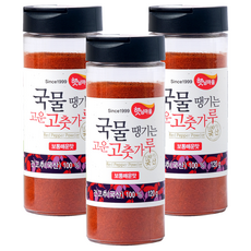 햇님마을 국물땡기는 국산 고운 고춧가루 보통매운맛, 120g, 3개