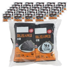 Sikjajaewang 迷你便當調味海苔 64p, 16g, 36個