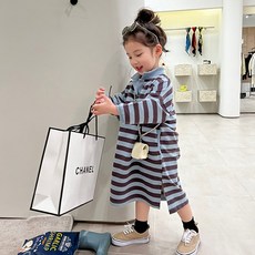 CONTIKIDS 女童Polo開衩連身裙