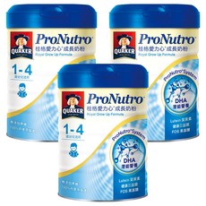 QUAKER 桂格 愛力心成長奶粉, 825g, 3罐