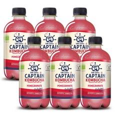 CAPTAIN KOMBUCHA 石榴康普茶, 6個, 400ml