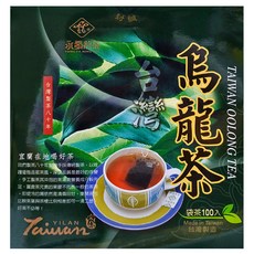 永發茗茶 台灣烏龍茶 精選高山茶 袋茶, 3g, 100包, 1盒