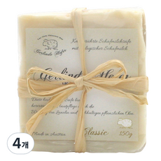 겔린더호퍼 알프스 양유 콜드스터 클래식 비누, 150g, 4개