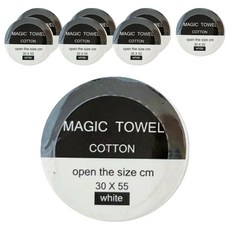 원이네 일회용 코인 샤워 타월, 화이트, 30개입, 8개