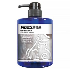 FIDO'S 菲德絲 寵物洗毛精 光學增白 400ml 100%無皂鹼 天然配方不傷膚, 1瓶
